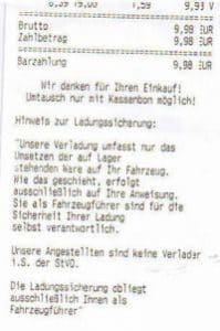 Verladerverantwortung Einzelhandel